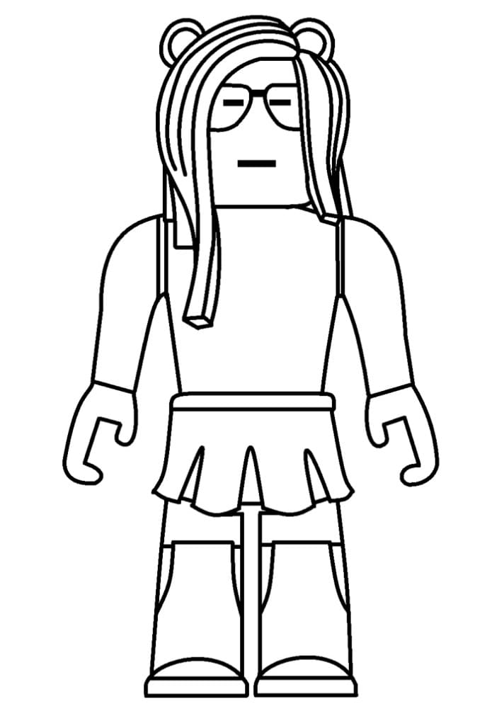 Three Roblox Coloring Page - Free Printable Coloring Pages for Kids