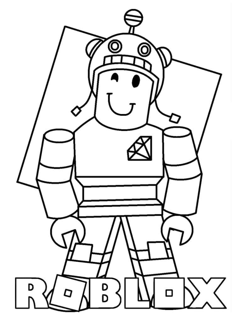 free printable roblox coloring pages - free printable roblox coloring ...