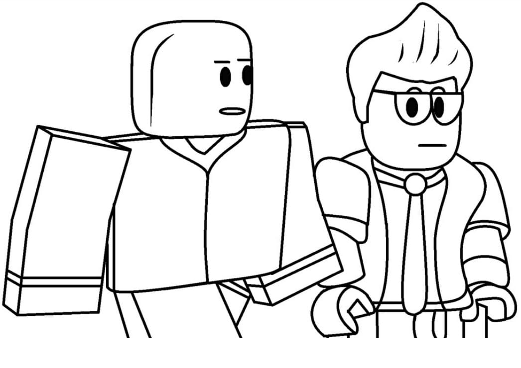 Roblox Ninja Coloring page available as a free download #roblox