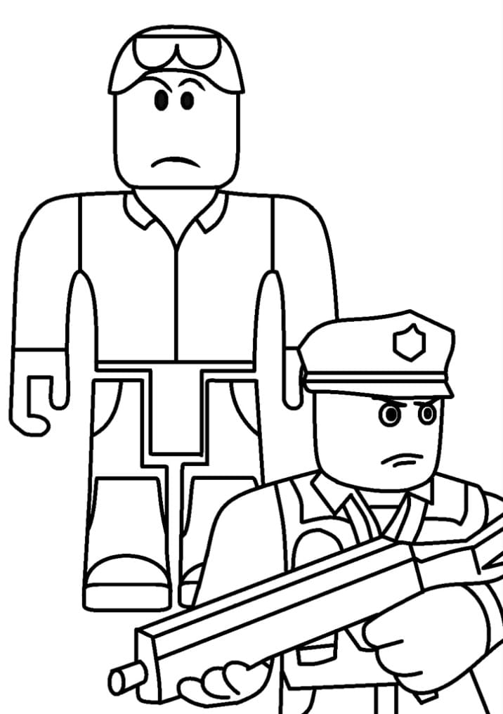 Roblox Ninja Coloring page available as a free download #roblox