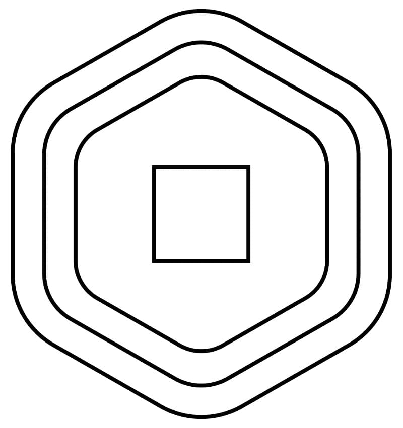 Roblox Robux Logo Coloring Page Free Printable Coloring Pages For Kids