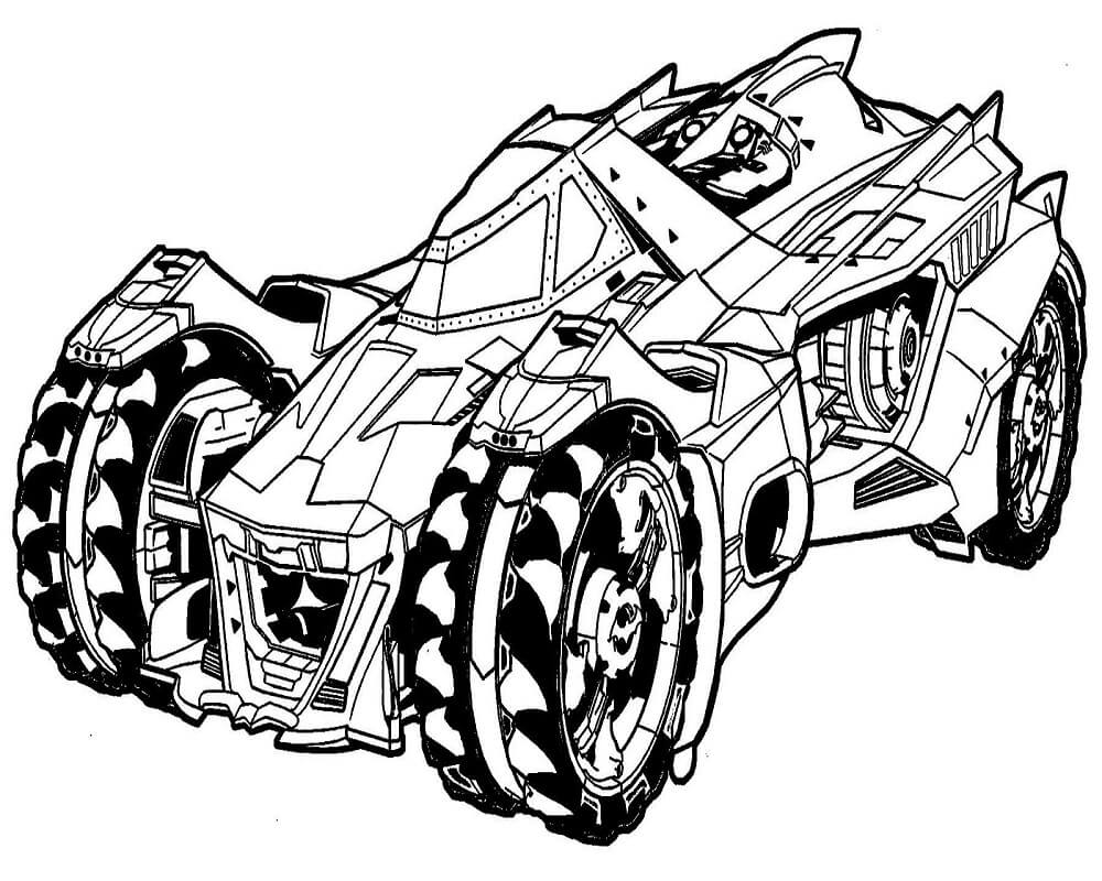 Rocket League Cars Coloring Page - Free Printable Coloring Pages for Kids