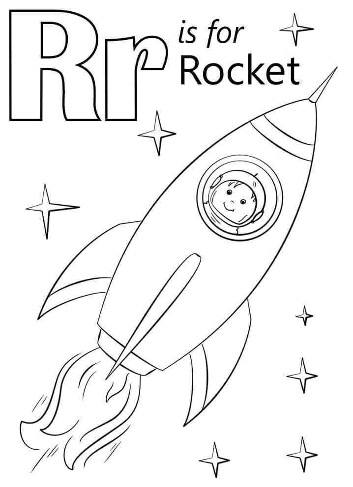 Rocket Letter R