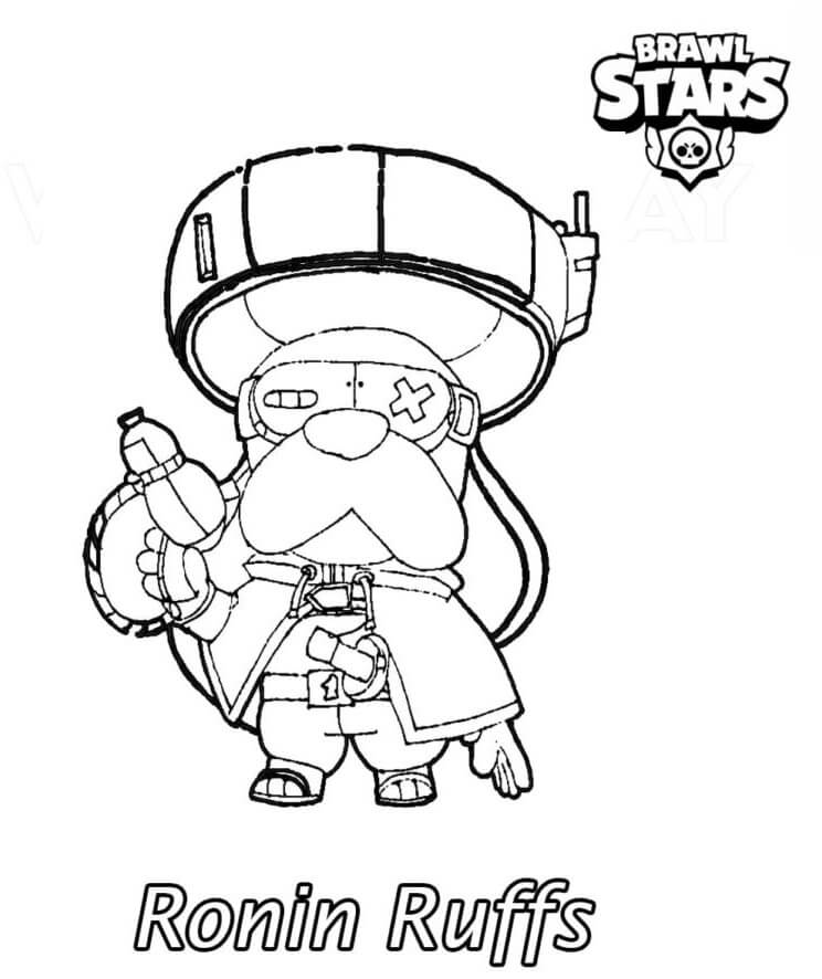 Ronin Ruffs Coloring Page - Free Printable Coloring Pages for Kids