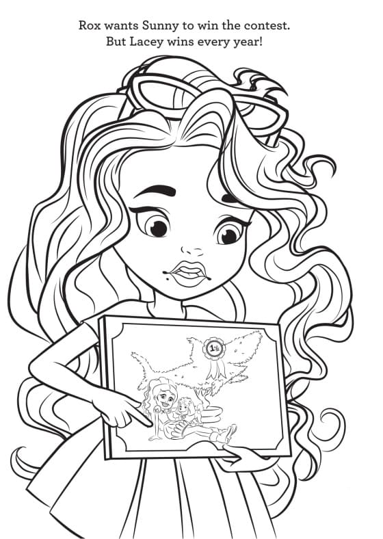 Blair in Sunny Day Coloring Page - Free Printable Coloring Pages for Kids