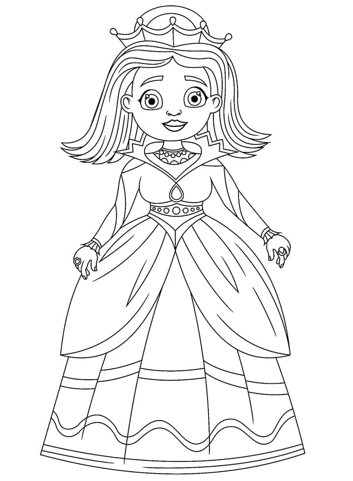 Queen Coloring Pages - Free Printable Coloring Pages for Kids
