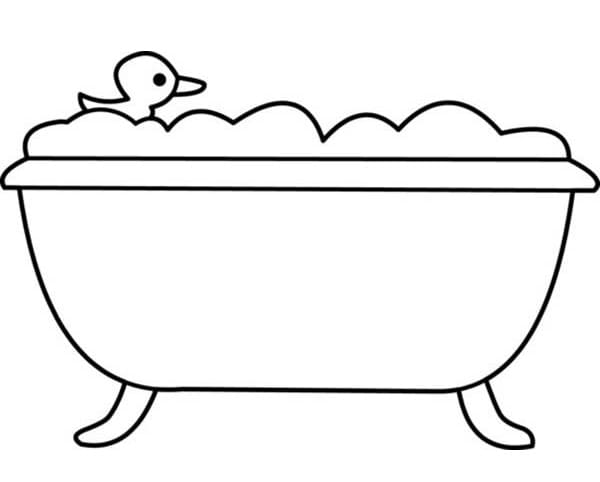 Rubber Duck In The Tub