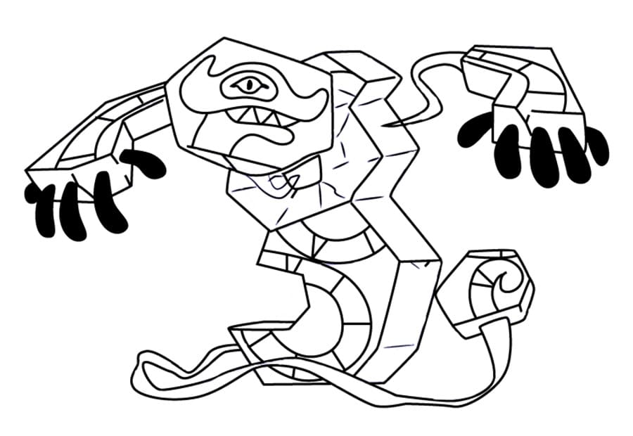 printable runerigus coloring pages pokemon