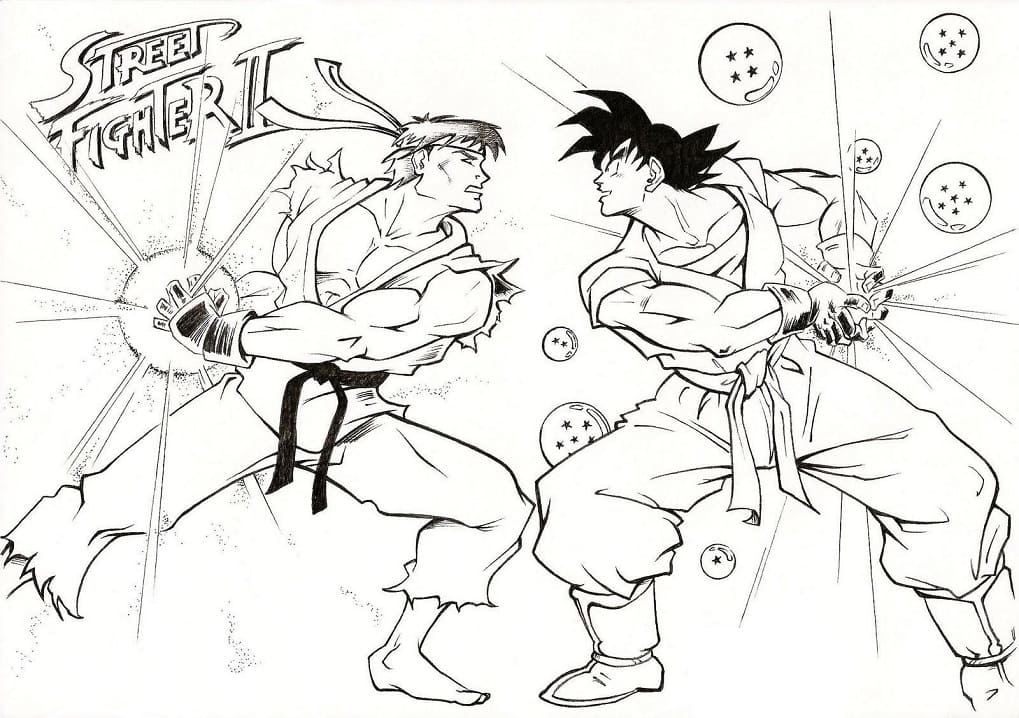 Ryu vs Goku