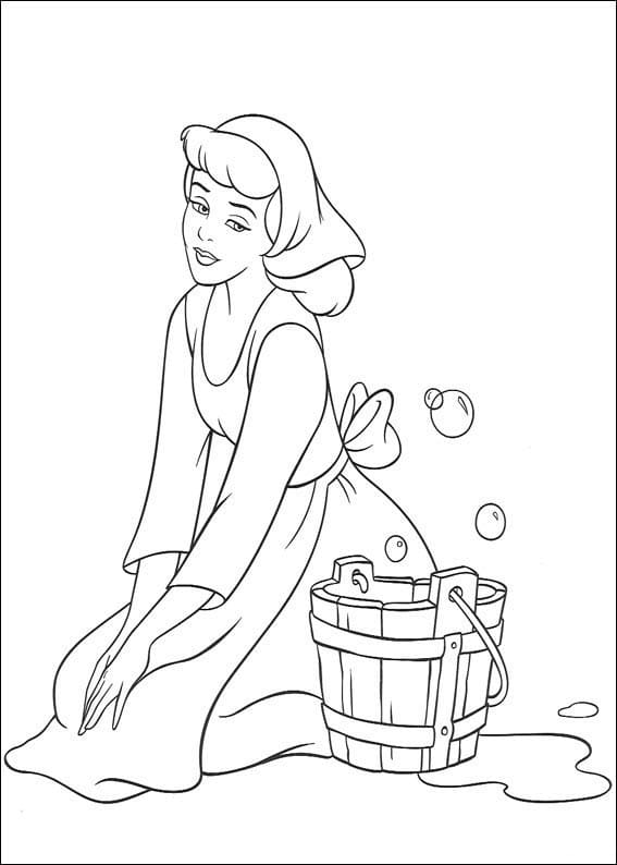 Sad-Cinderella-coloring-page - Copy
