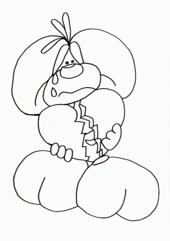 Download Sad Diddl Coloring Page Free Printable Coloring Pages For Kids