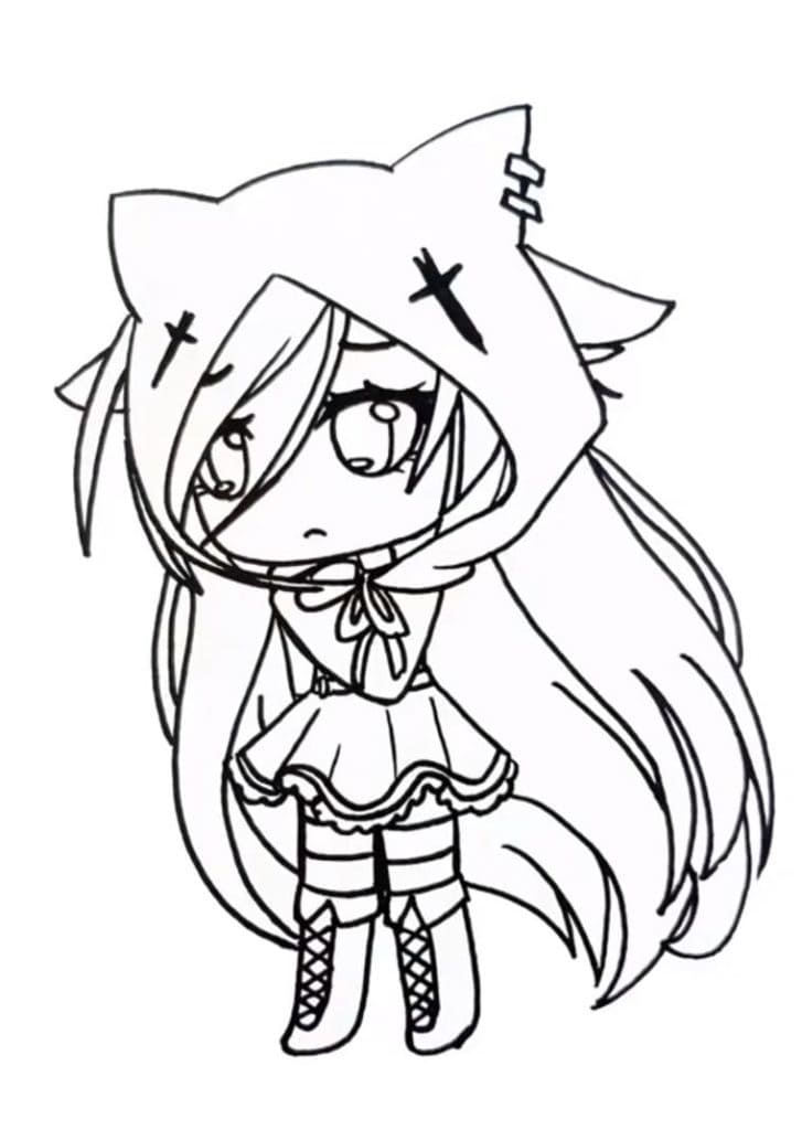 950 Gacha Coloring Pages Cute  Best HD