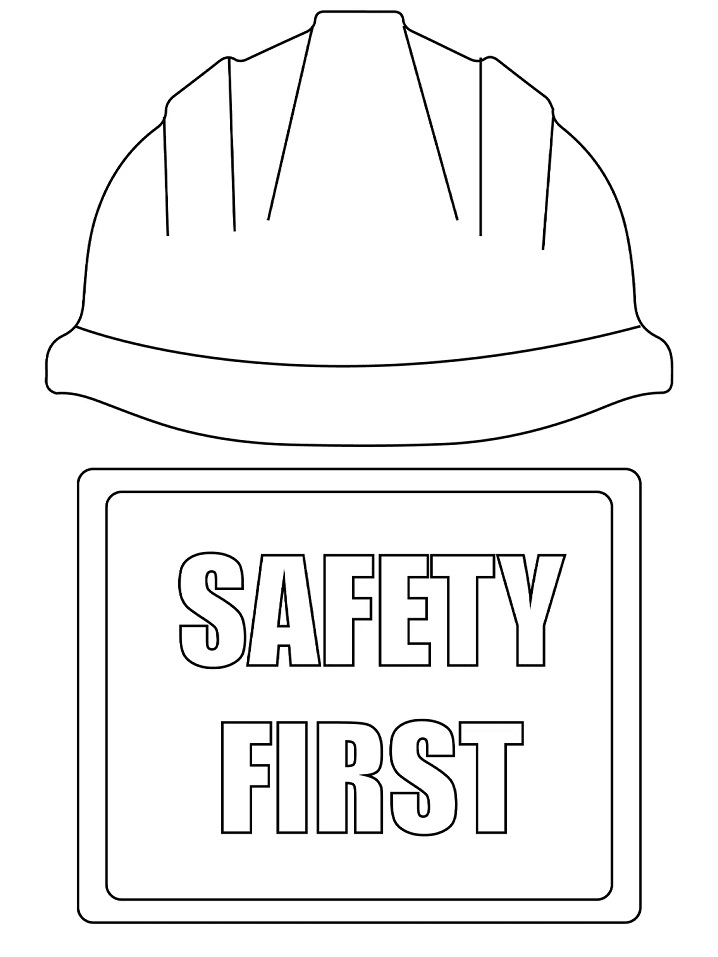 Free Printable Safety Signs Coloring Pages At Jordan Biddle Blog