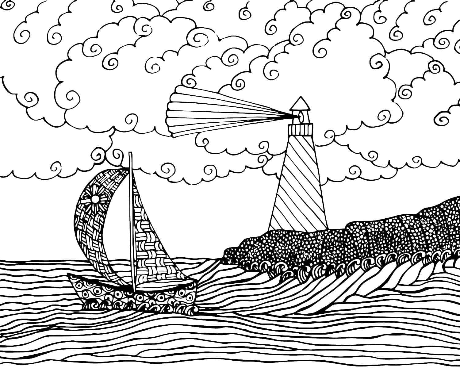 Sailboat Coloring Pages Free Printable Coloring Pages For Kids