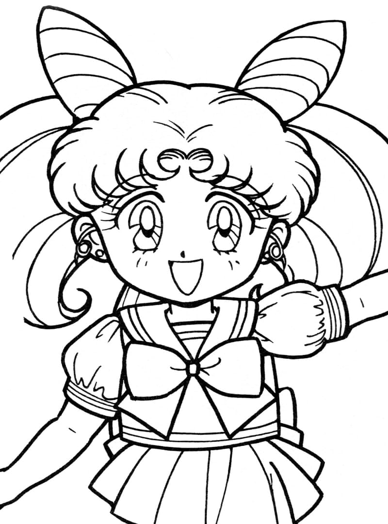 Sailor Chibiusa is Happy