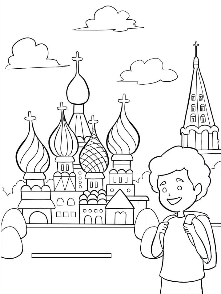 Saint Petersburg Free Printable Coloring Page - Free Printable Coloring ...