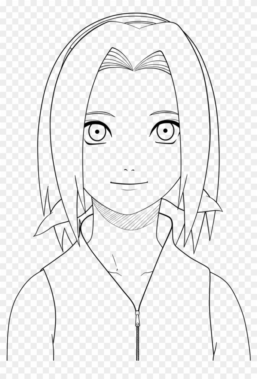 Awsome Sakura Haruno Coloring Page - Free Printable Coloring Pages for Kids