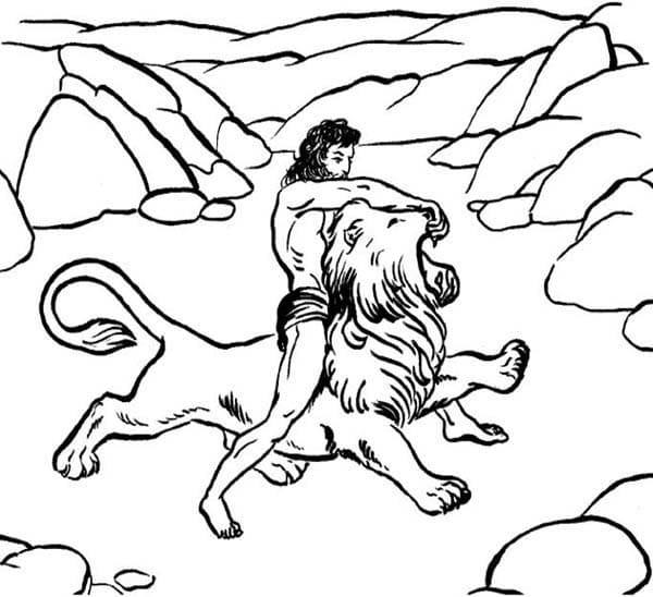 Sampson And The Lion