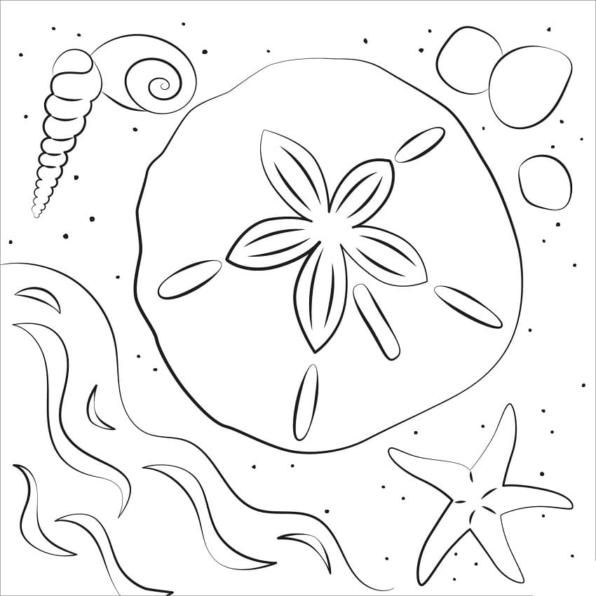 free printable beach coloring pages