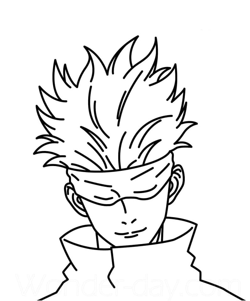Jujutsu Kaisen 1 Coloring Page - Free Printable Coloring Pages for Kids