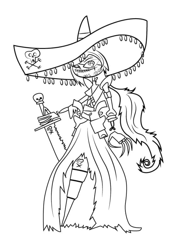 Scardelita Sanchez from The Book of Life