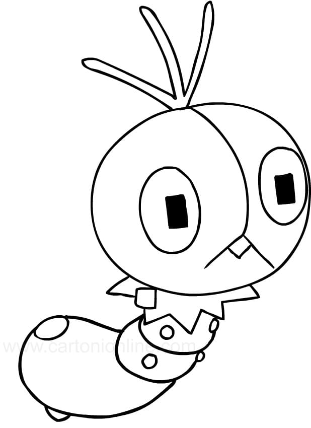 scatterbug coloring page png pokemon