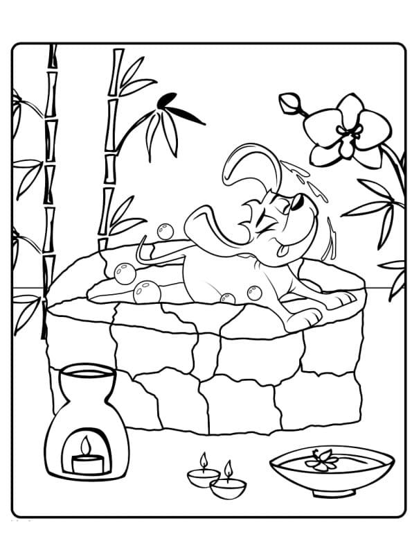 Figaro the Dog Washimals Coloring Page - Free Printable Coloring Pages