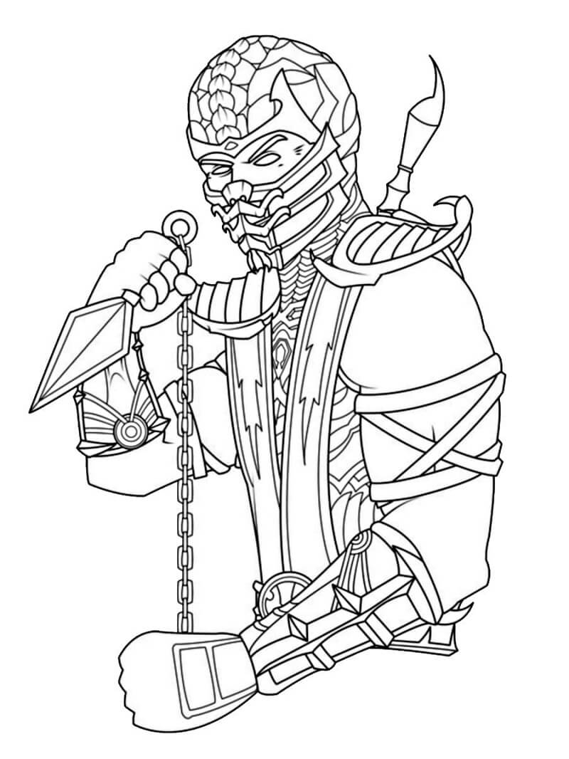 Scorpion Coloring Page Fun easy free to print