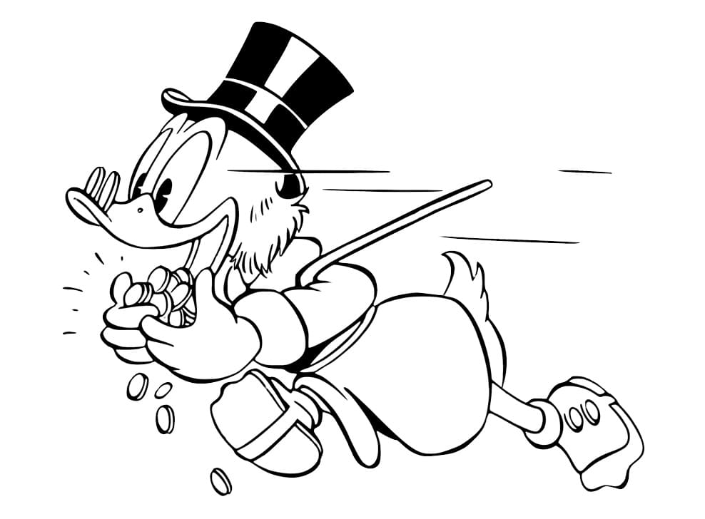 Scrooge McDuck Running