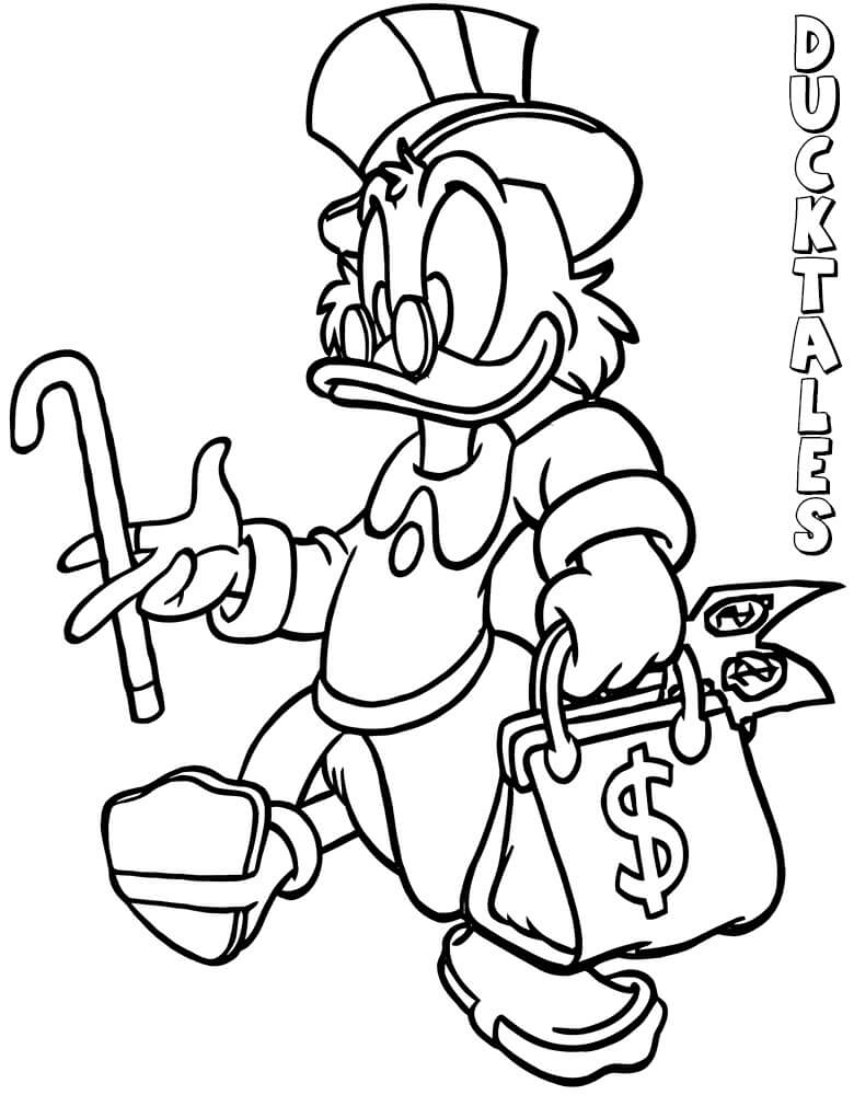 Scrooge McDuck in Ducktales