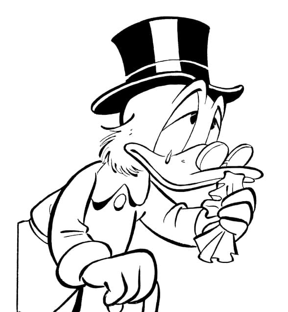 Scrooge McDuck is Sad
