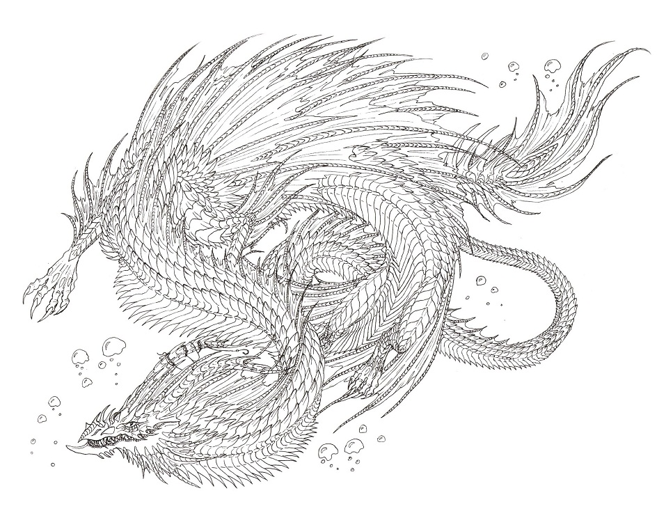 Sea Serpent Dragon