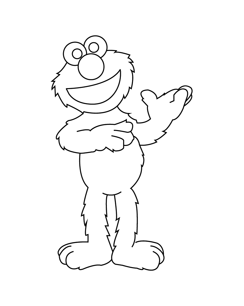 Sesame Street-02 Coloring Page - Free Printable Coloring Pages for Kids