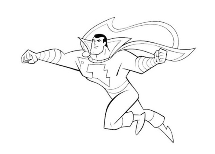 Shazam Coloring Pages - Free Printable Coloring Pages for Kids