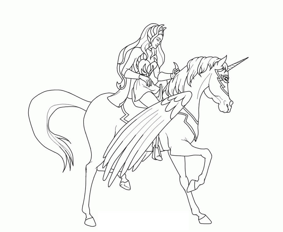Catra from She-Ra Princess Coloring Page - Free Printable Coloring
