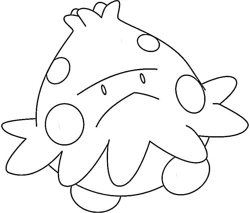 shroomish coloring page high quality pokemon