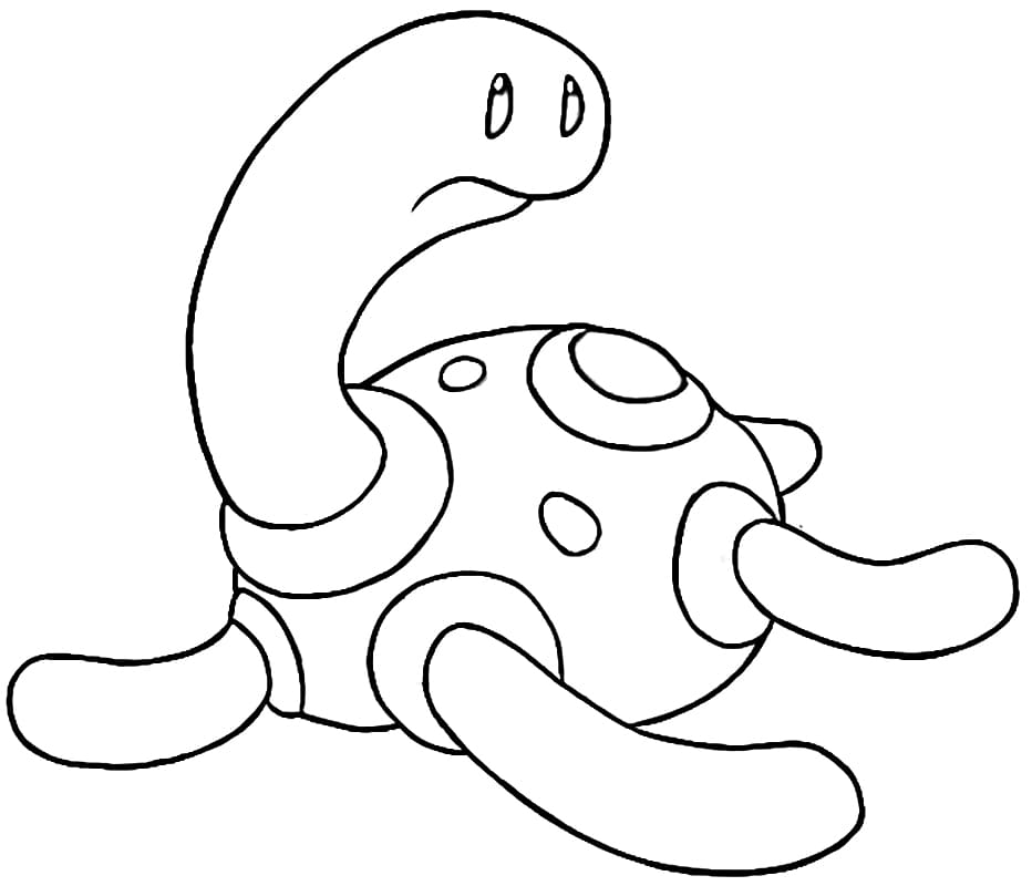 Shuckle Coloring Page