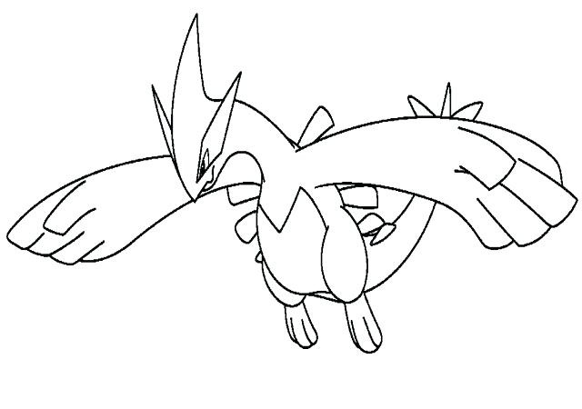 Lugia coloring page  Free Printable Coloring Pages