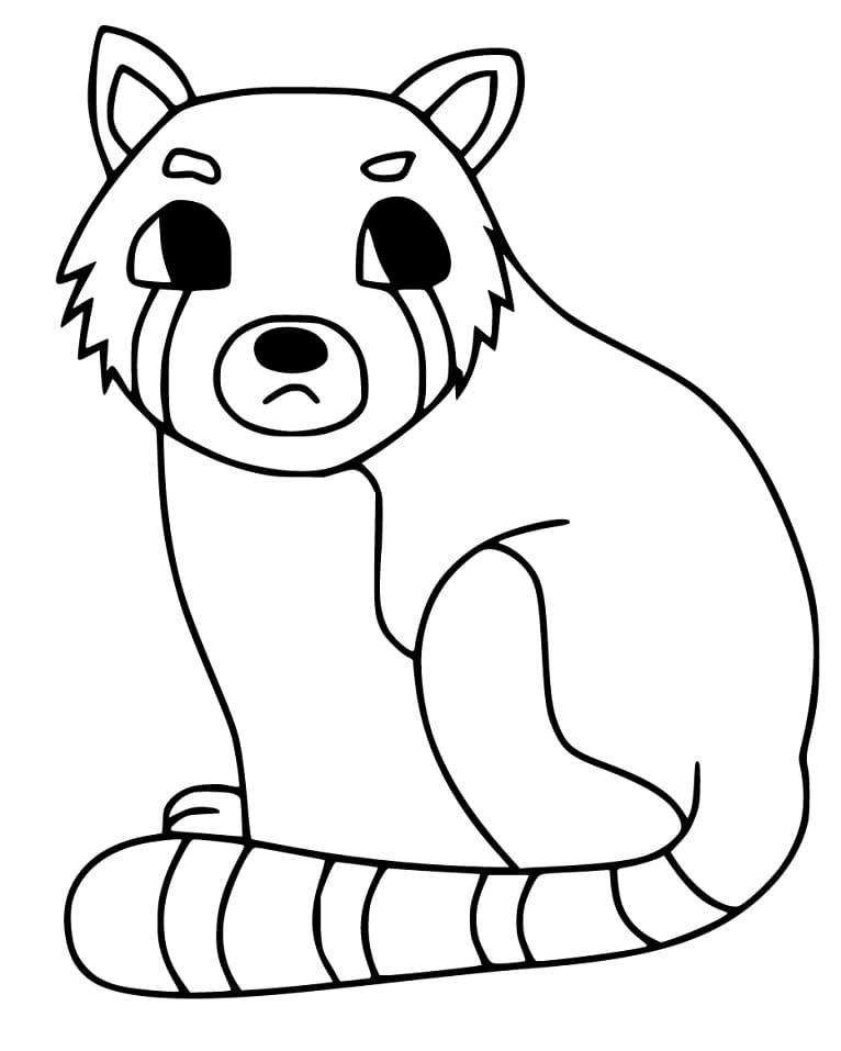 Red Panda Coloring Pages - Free Printable Coloring Pages for Kids