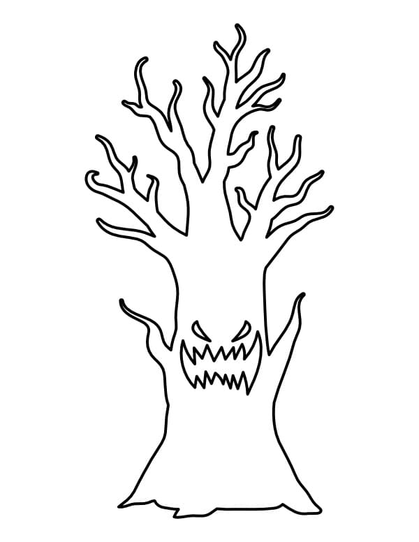 Simple Spooky Tree