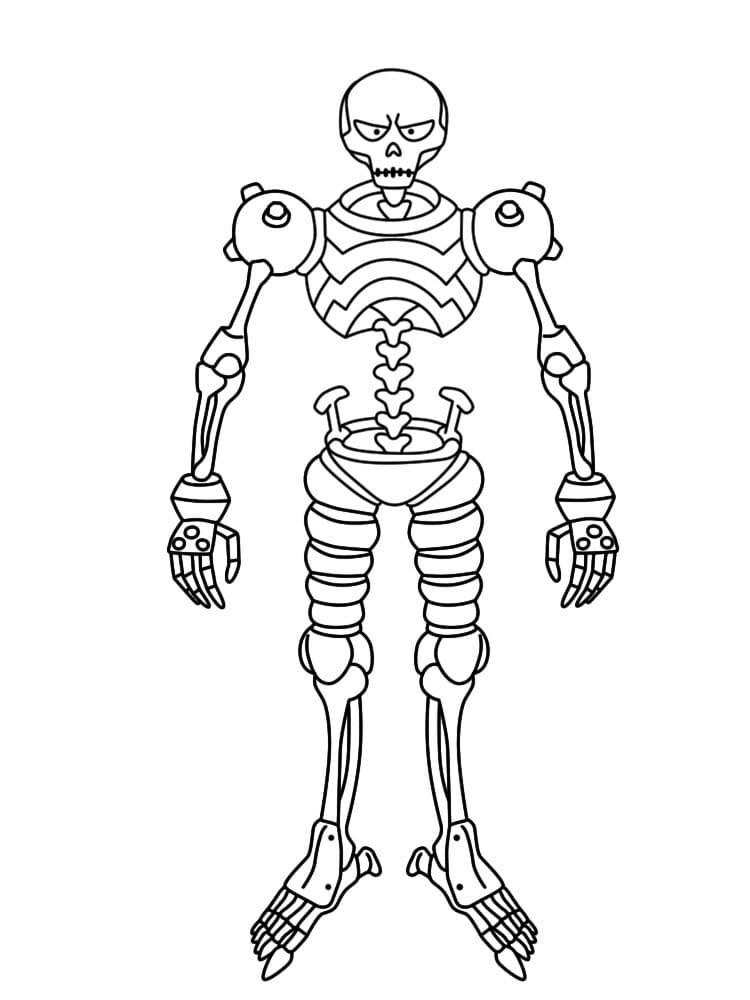 Skeleton from Zak Storm