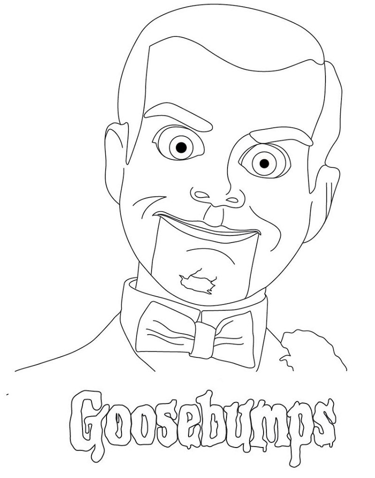 slappy the dummy coloring pages