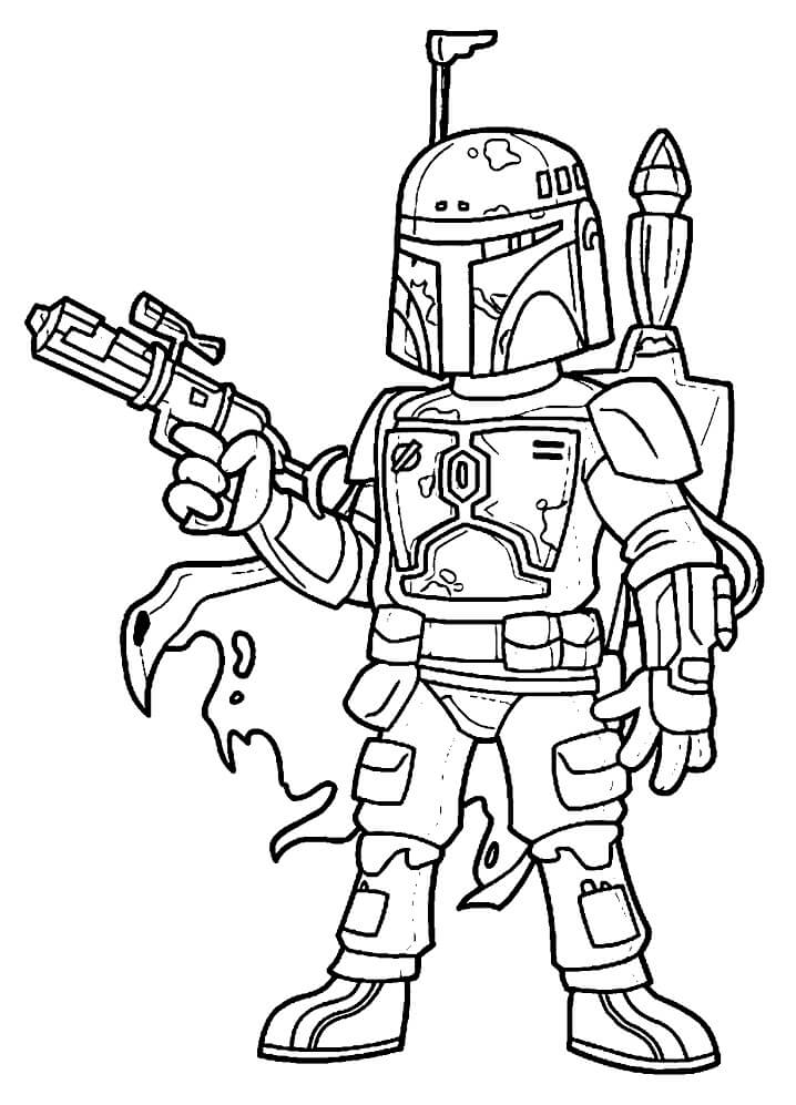 Small Boba Fett Coloring Page Free Printable Coloring Pages For Kids