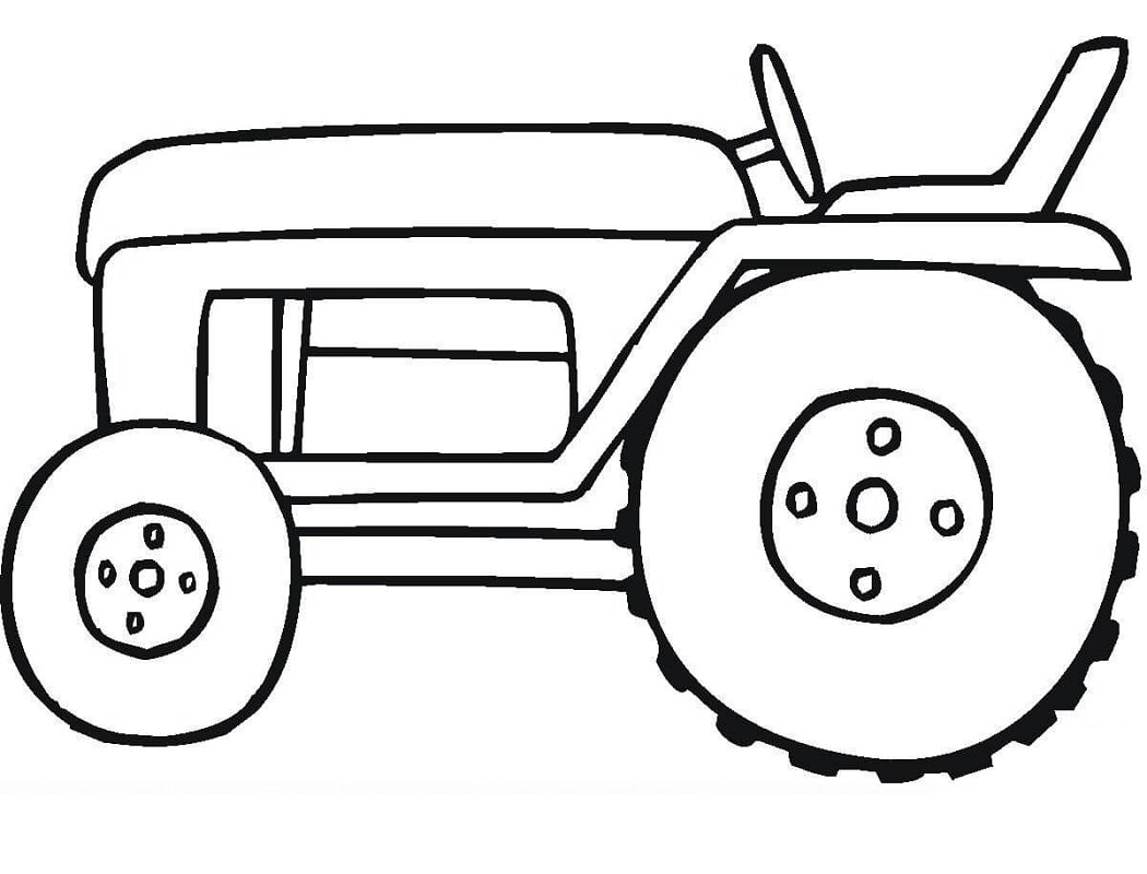 Small Tractor Coloring Page Free Printable Coloring Pages for Kids