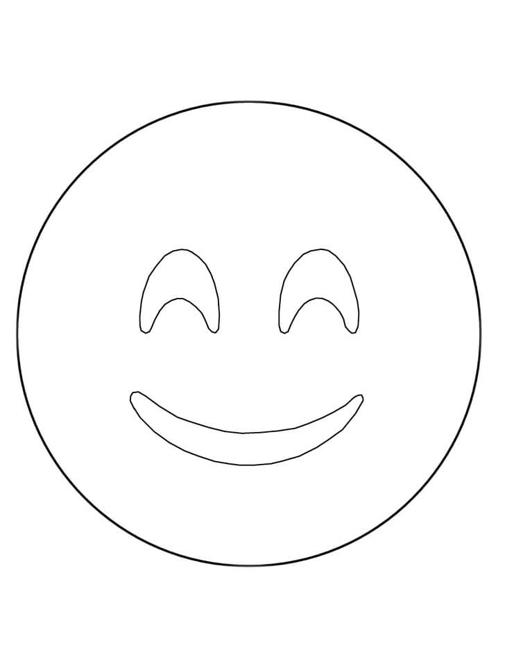 Smiley Face 3 Coloring Page Free Printable Coloring Pages for Kids