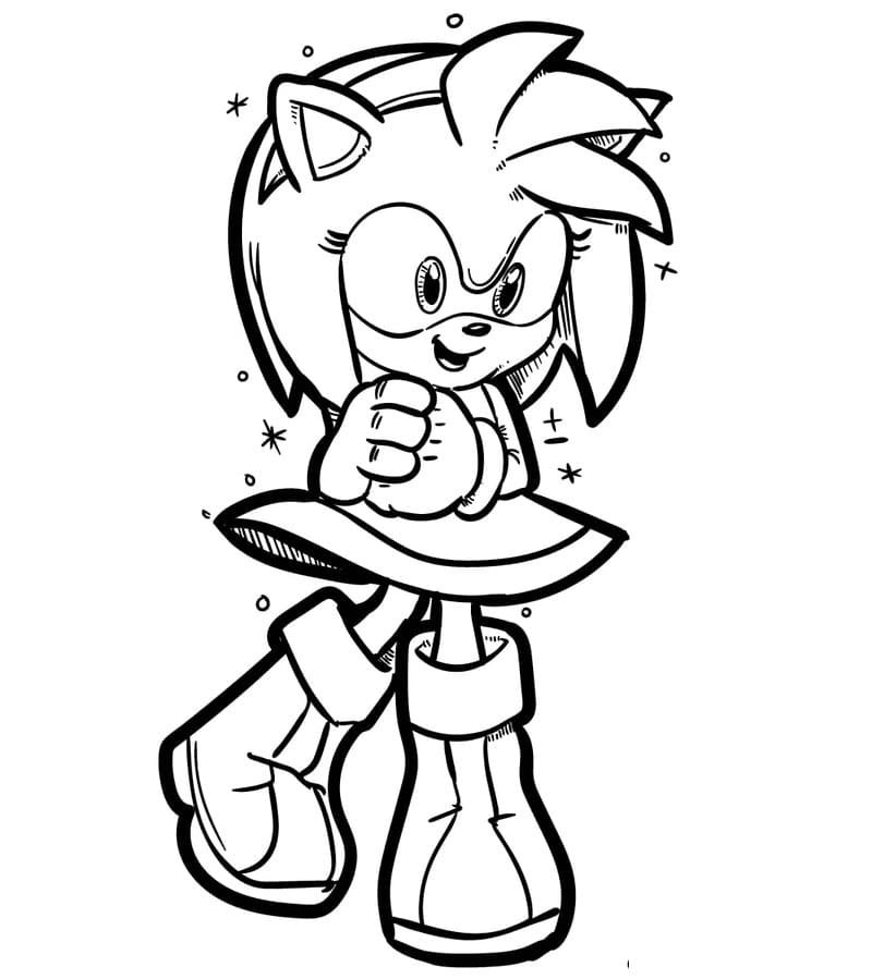 Smiling Amy Rose