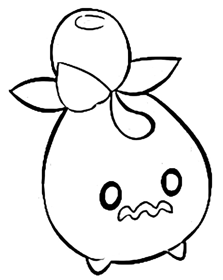 coloring pages smoliv pokemon