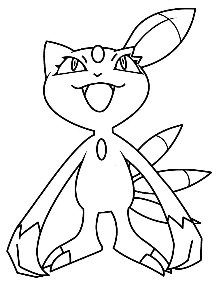 sneasel coloring page high quality pokemon