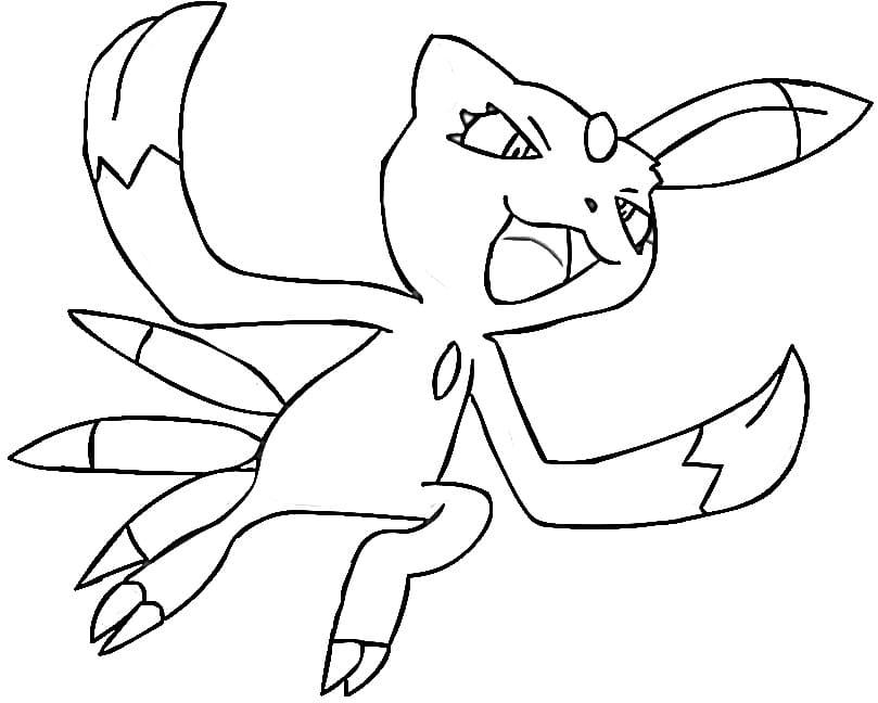 sneasel coloring pages for children pokemon