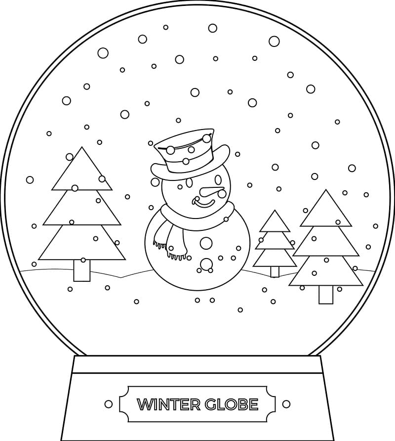 Snowman in Snow Globe